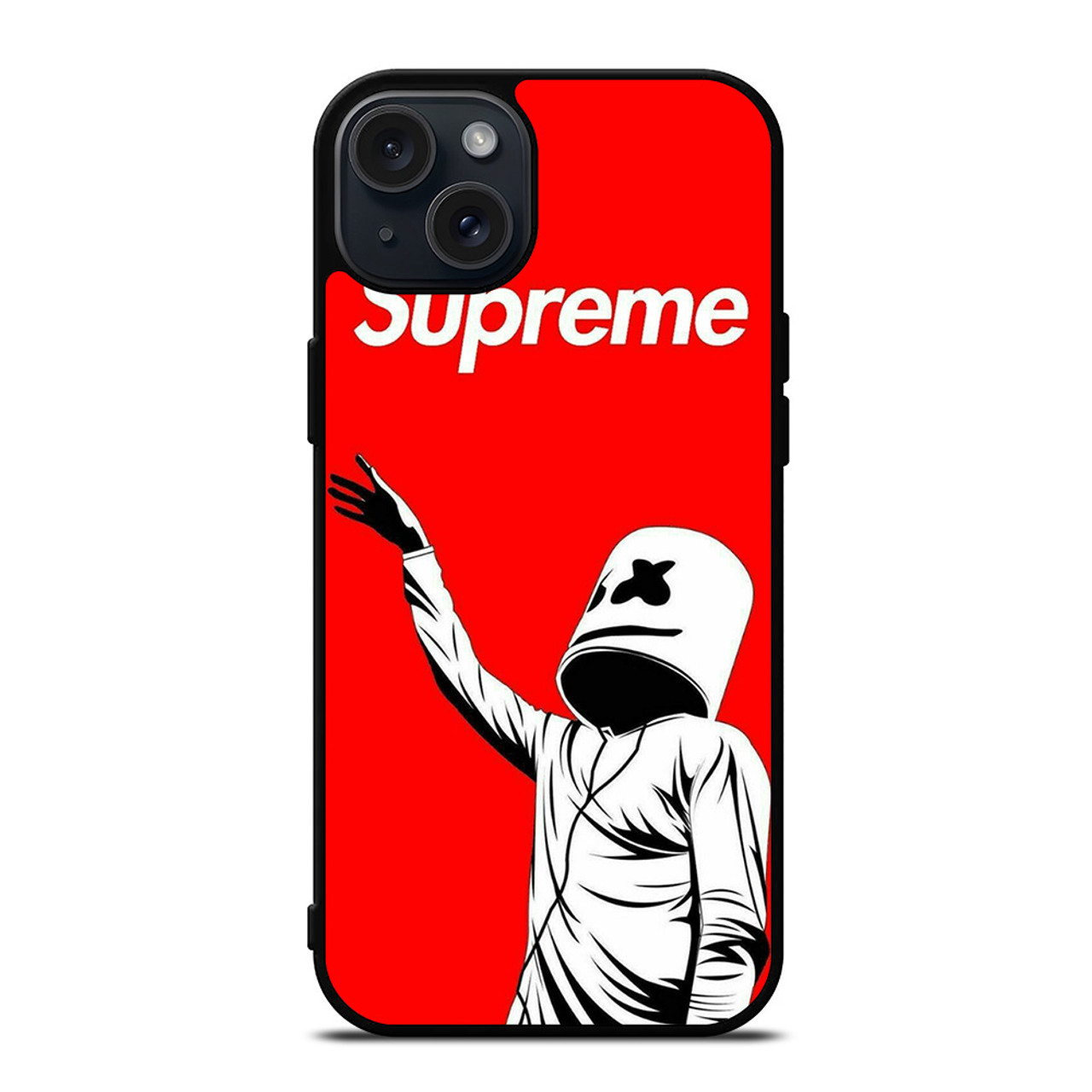 MARSHMALLOW X SUPREME iPhone 15 Plus Case Cover